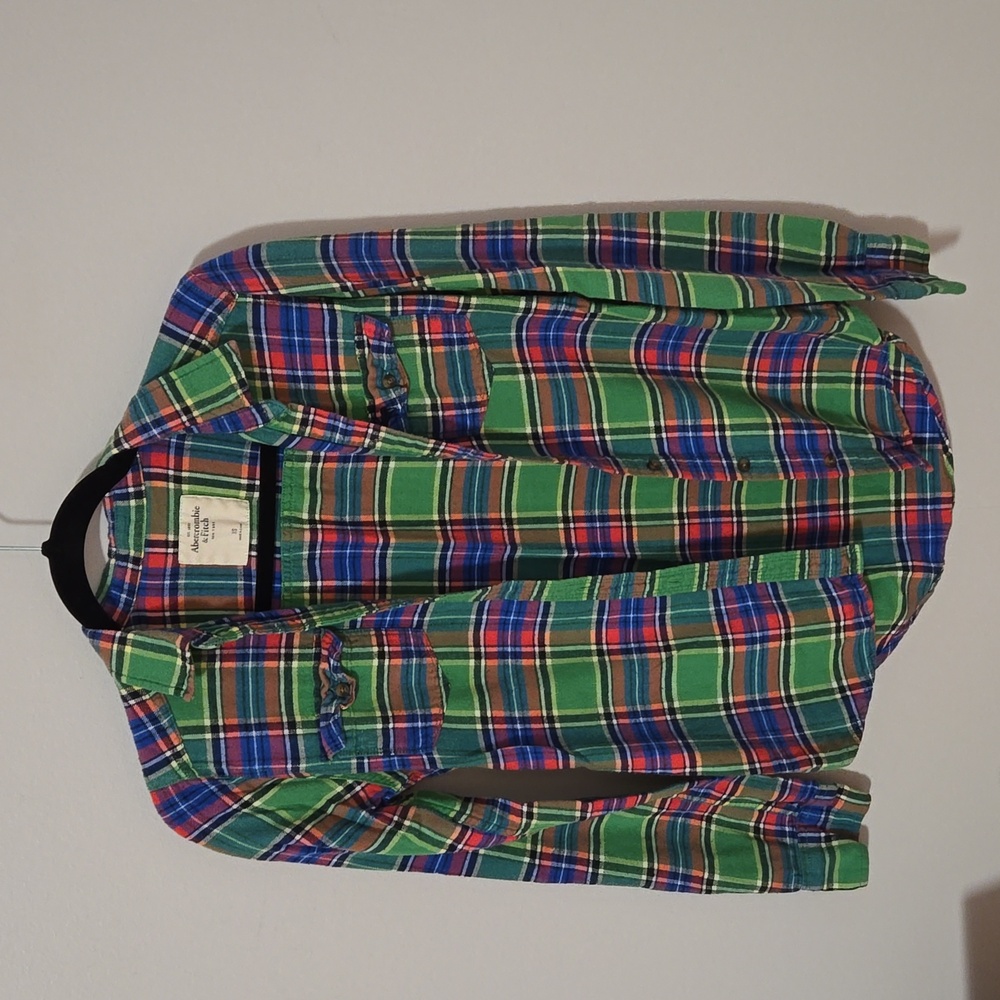 ABERCROMBIE & FITCH Unisex Flannel XS